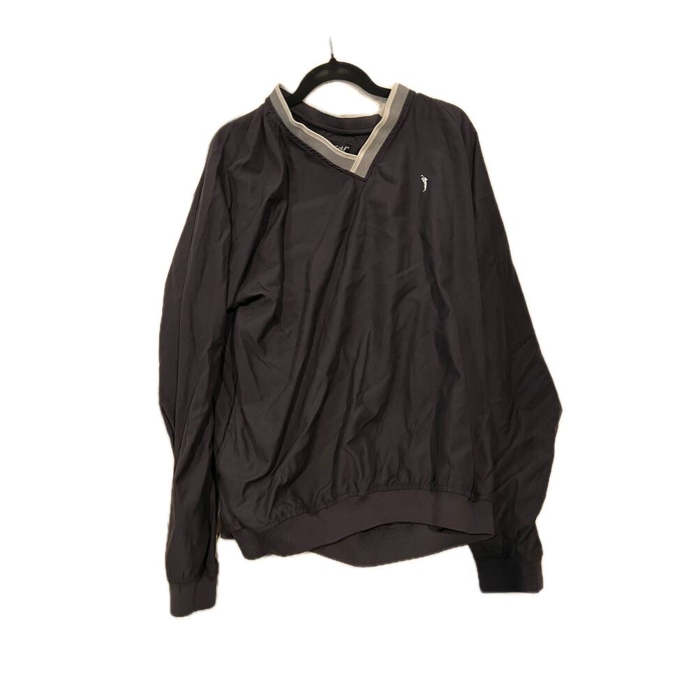Austin Golf V-Neck Black Pullover  Mens L